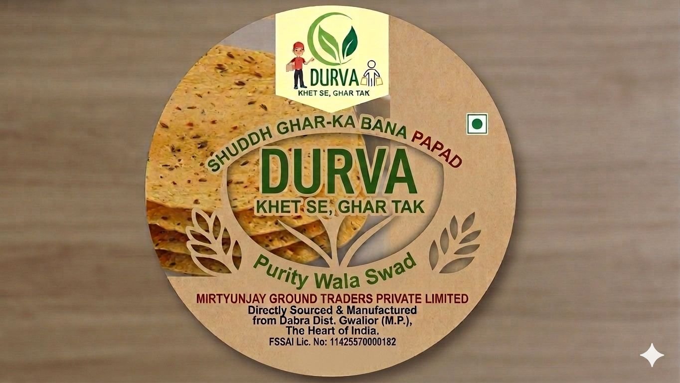 DURVA PAPAD : PURITY WALA SWAD